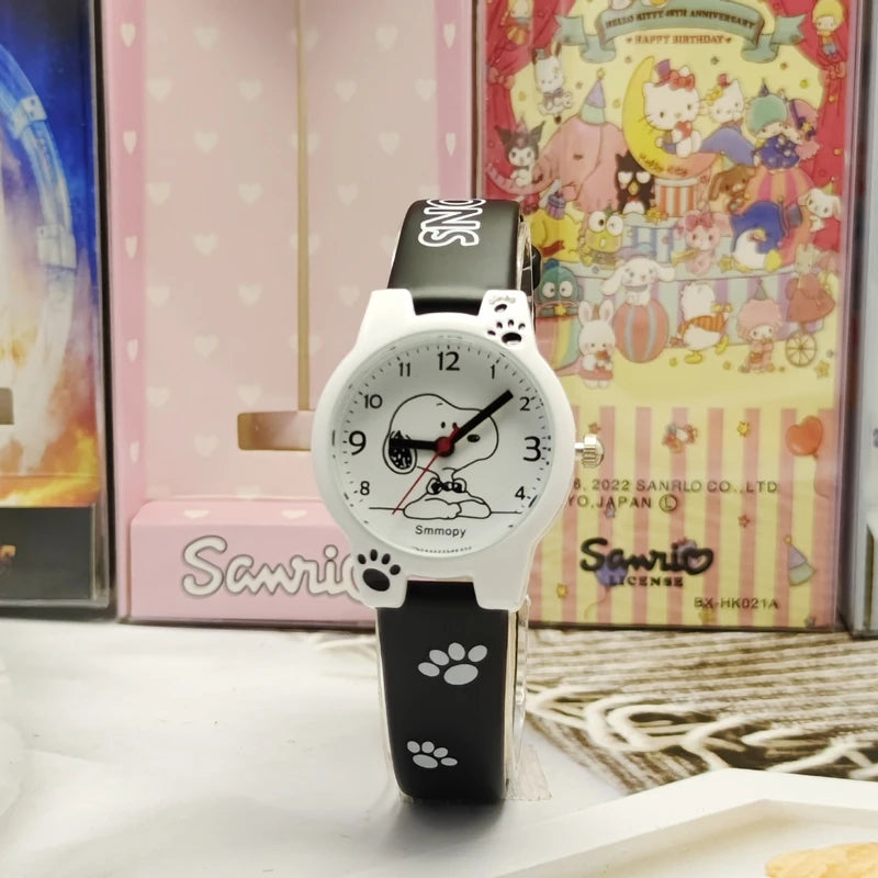 Cute Children's Watch Cartoon Boys Girls Quartz Wristwatch Simple Watch Primary and Secondary School Student Watches Kids Gift