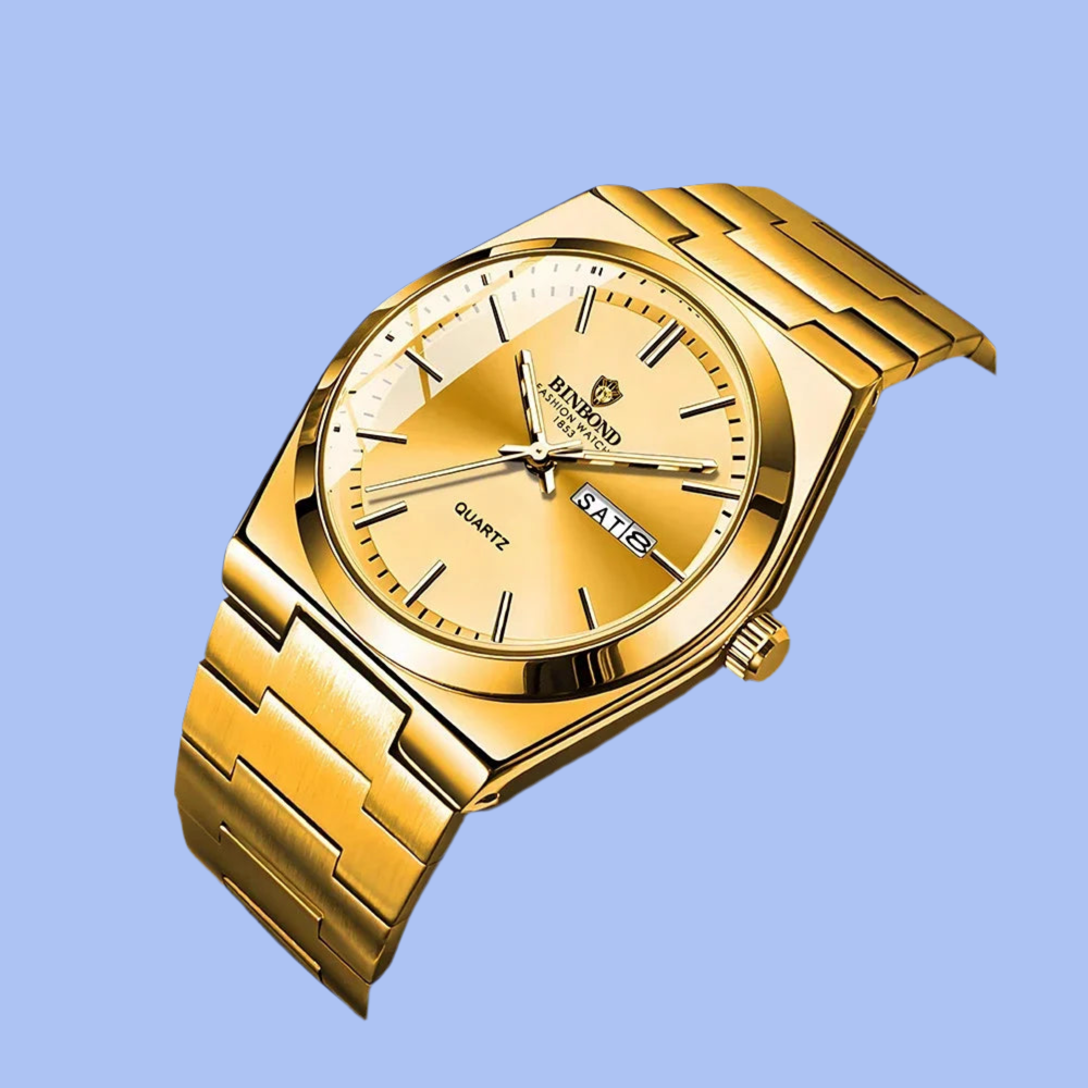 Casual Business Fashion Quartz Wristwatches Gold Movement Clock Men Luxury Watch Automatic Watches Mens Gifts