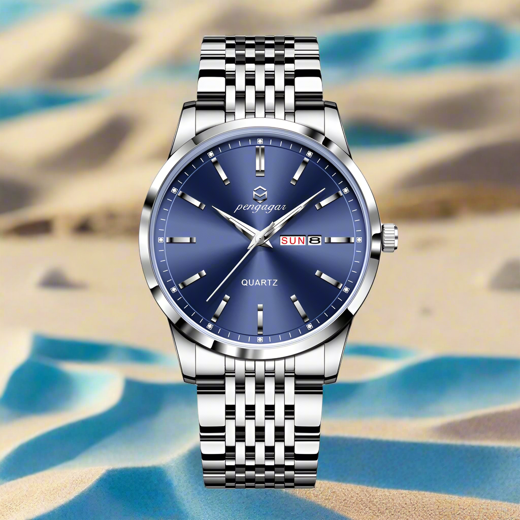 2025 New Top Brand Luxury Man Wristwatch Waterproof Luminous Date Men Watches Stainless Steel Quartz 43mm Men's Watch Male reloj