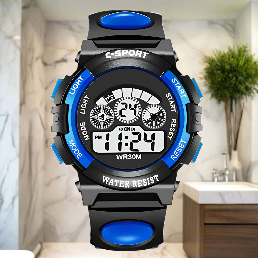 Children Watch Sport Kids Watches Silicone Strap Waterproof LED Digital Watch For Kid Children Student Girl Boy Wristwatch Clock