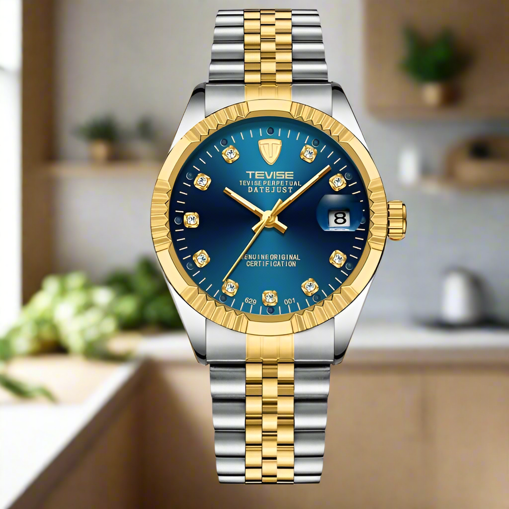 Brand Luxury Men Automatic Watch Man Tourbillon Mechanical Watches Movement Gold Clock