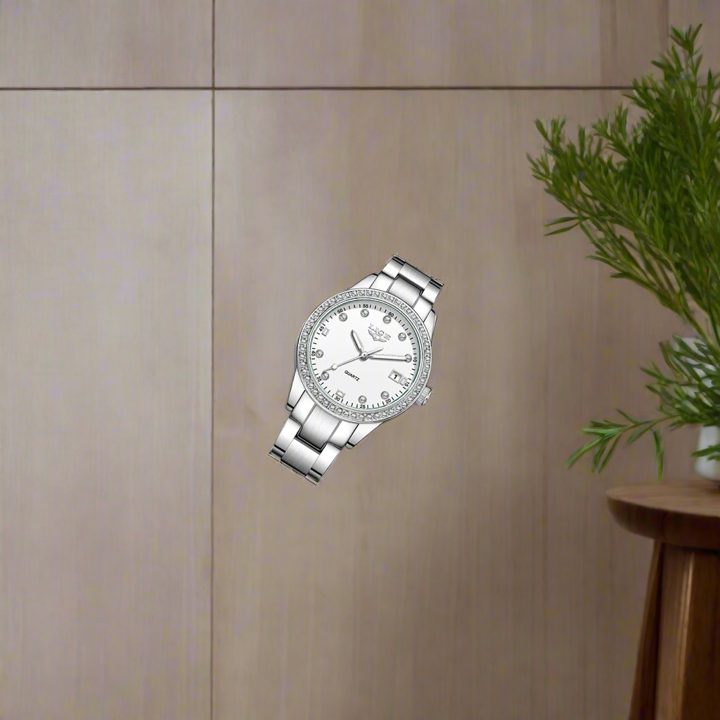 LIGE Simple Fashion Quartz Woman Watch Luxury Elegant Diamond Classic Waterproof Stainless Steel Auto Date Ladies Gift Clock+Box