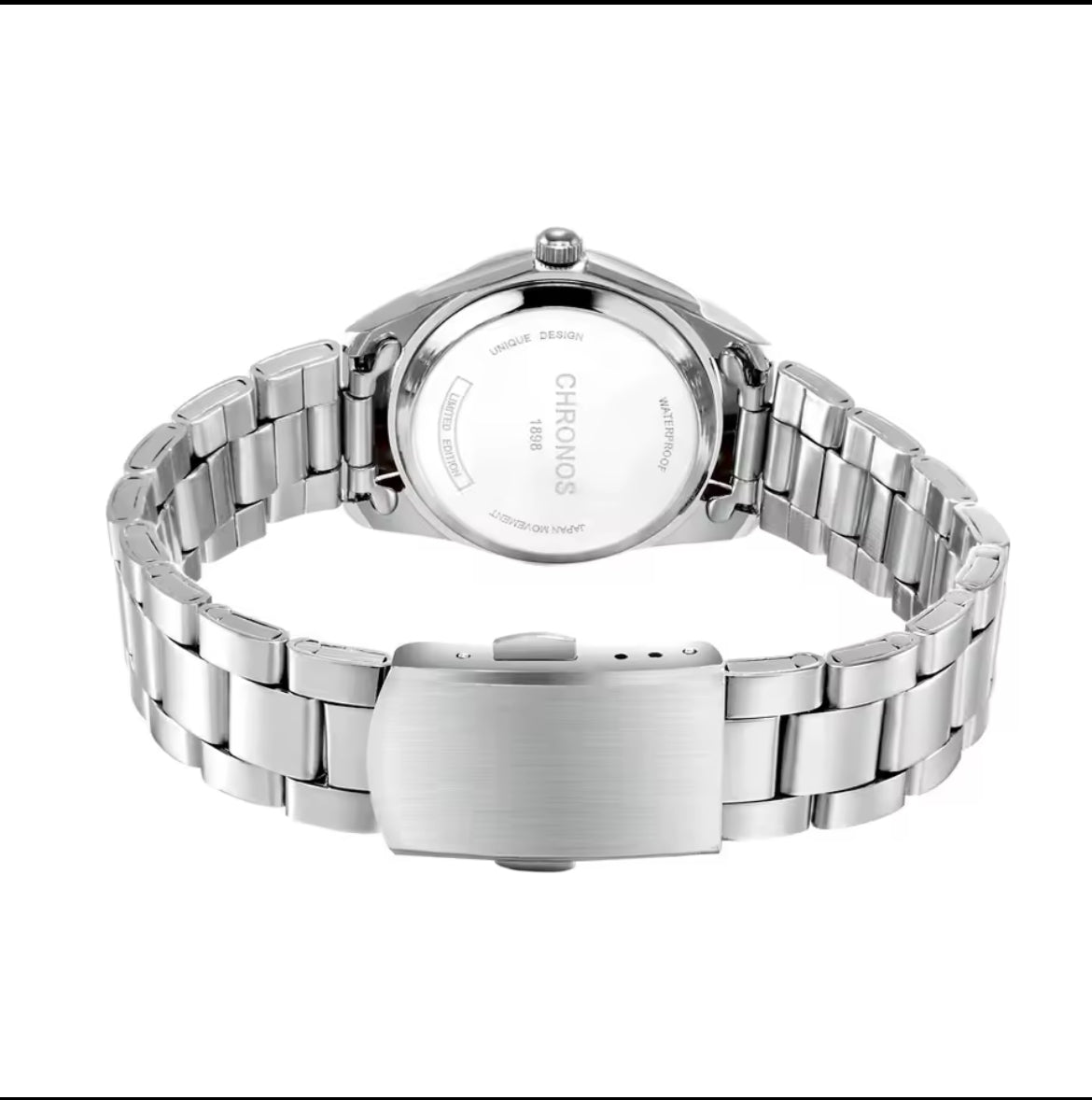 Chronos Women's Quartz Watch with Steel Strip Fashion Timepiece for Stylish Accurateness