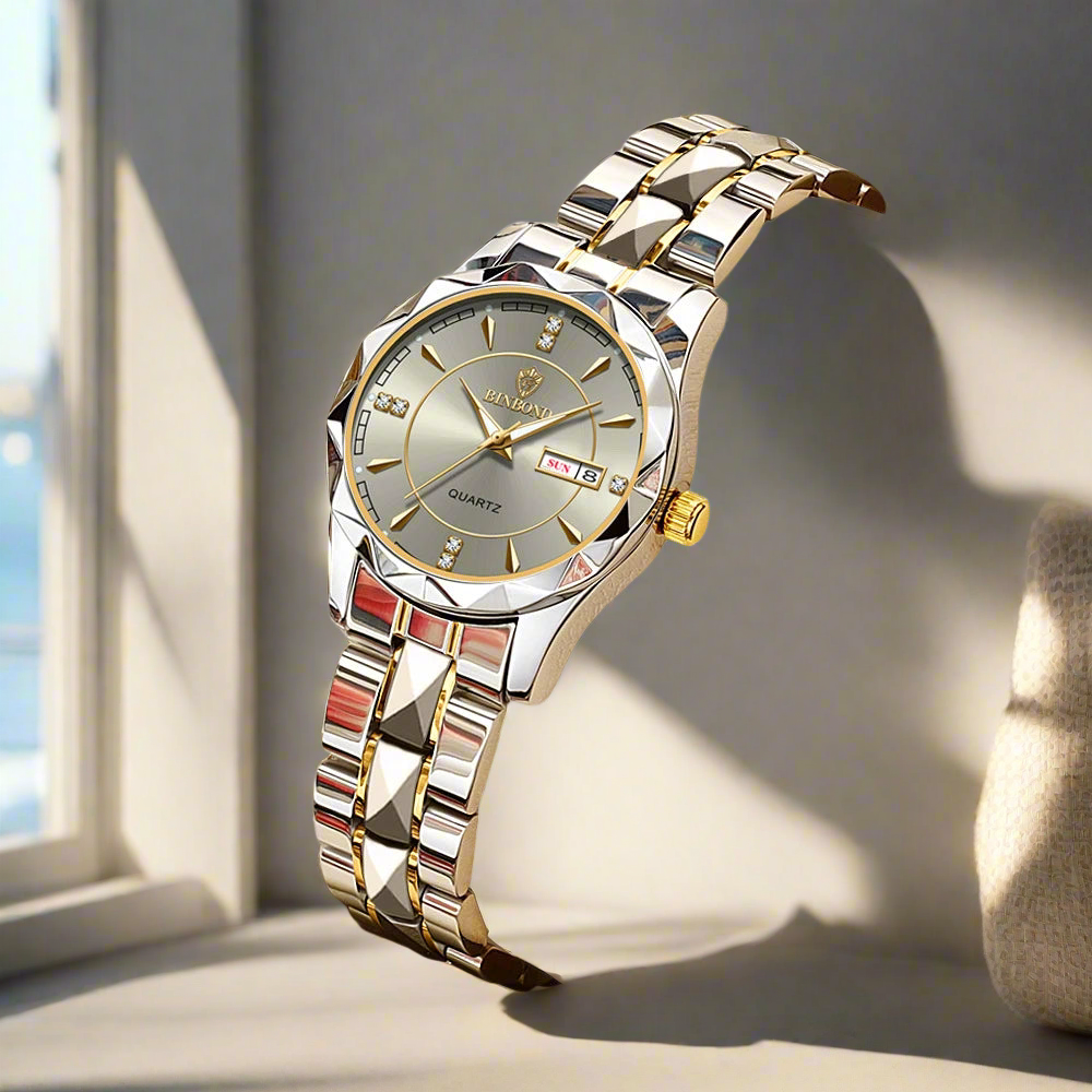 Women Watches Luxury Fashion Ladies Quartz Watch Waterproof Luminous Date Stainless Wristwatch Girlfriend Lovers Gift