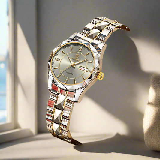 Women Watches Luxury Fashion Ladies Quartz Watch Waterproof Luminous Date Stainless Wristwatch Girlfriend Lovers Gift