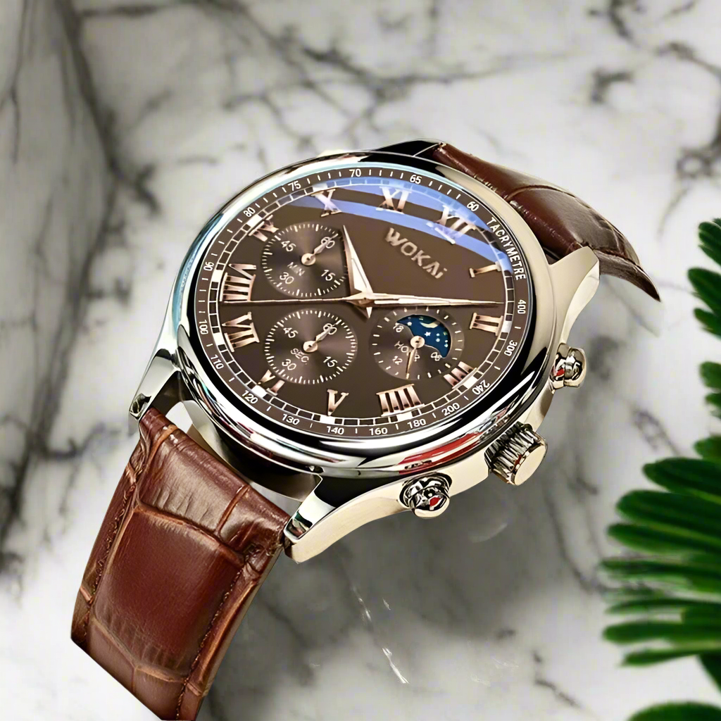 Fashion New Sentiment Watch Classic Retro Men and Women Belt Quartz Watch Business Quartz