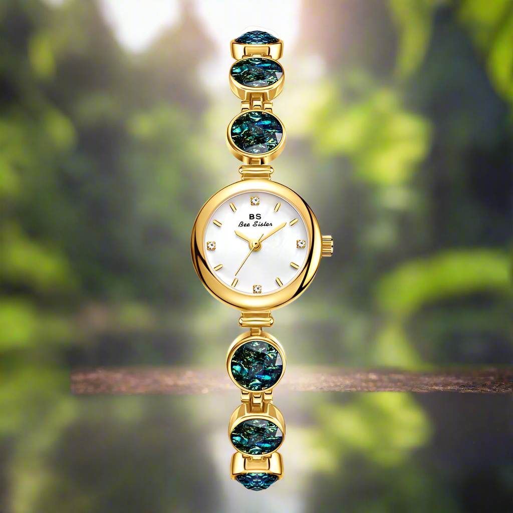 Women's Chain Watch Light Luxury High Quality Malachite Phantom Bracelet Waterproof Female Fashion Quartz Watches Gift UTHAI V65