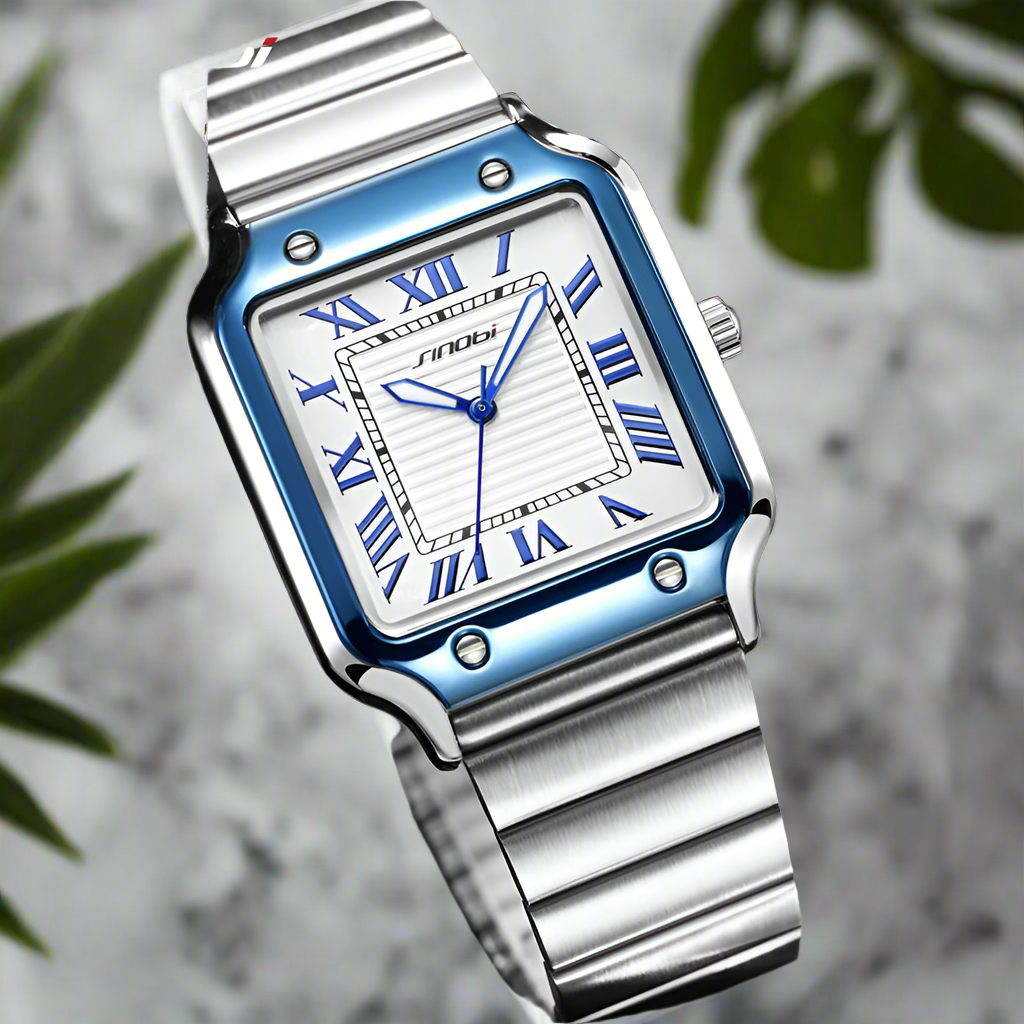 Casual Design Men's Quartz Watches Fashion Stainless Steel Man's Wristwatches Business Square Male Relogio Masculino