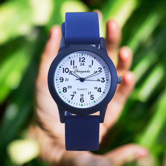 New Style Children Boys Girls Simple 24 Hours Luminous Hands Sports Silicone Strap Watches Jelly Colors Quartz Wristwatches