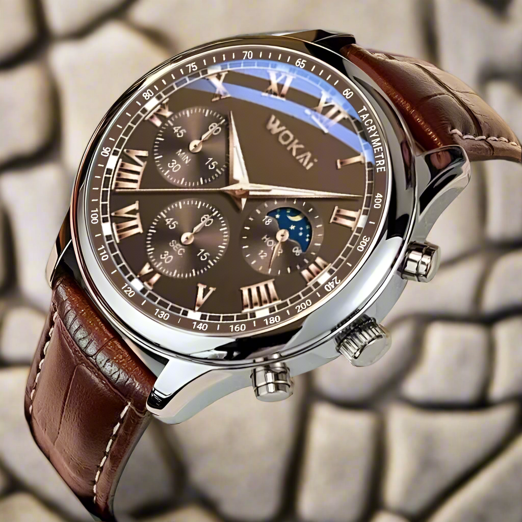 Fashion New Sentiment Watch Classic Retro Men and Women Belt Quartz Watch Business Quartz