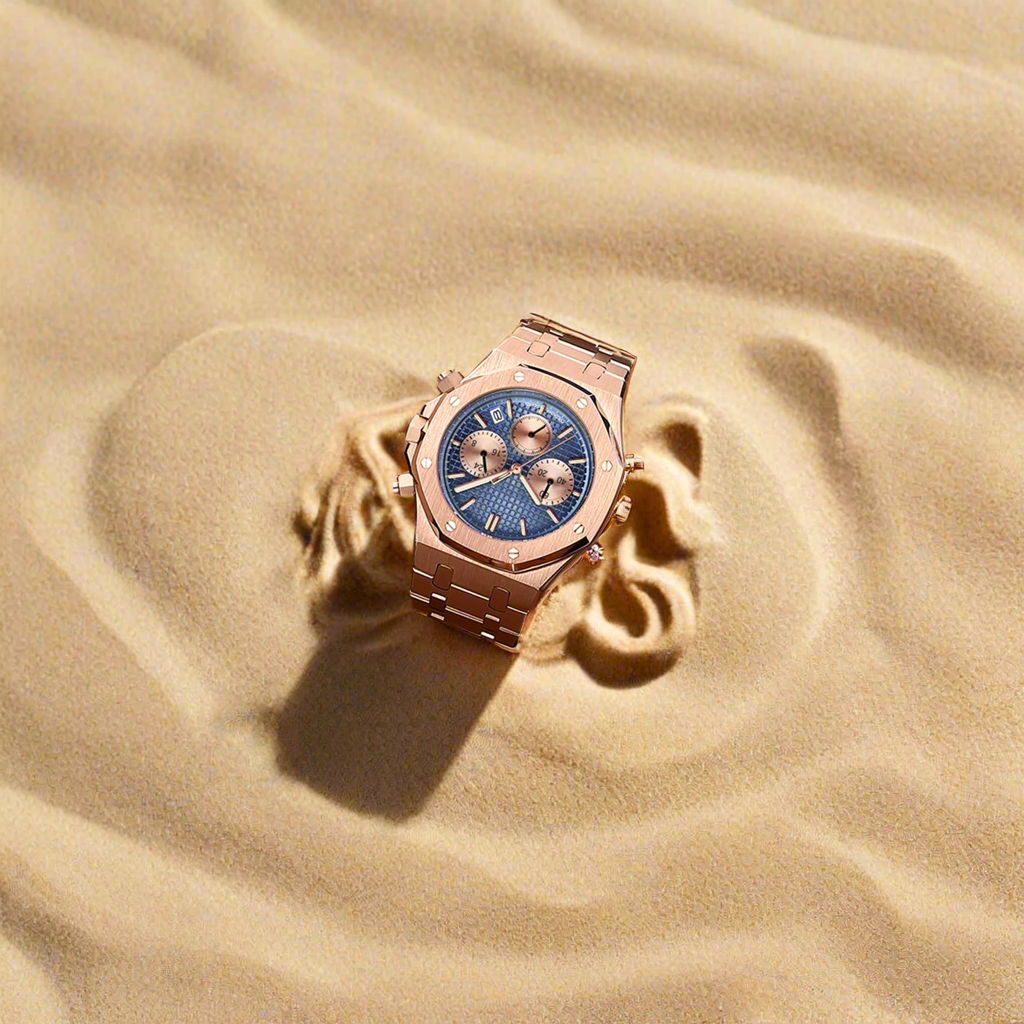 Men's Watches Fine Steel Classic Trend Original Quartz Watch for Man Waterproof Luminous Date Chronograph Fashion Reloj