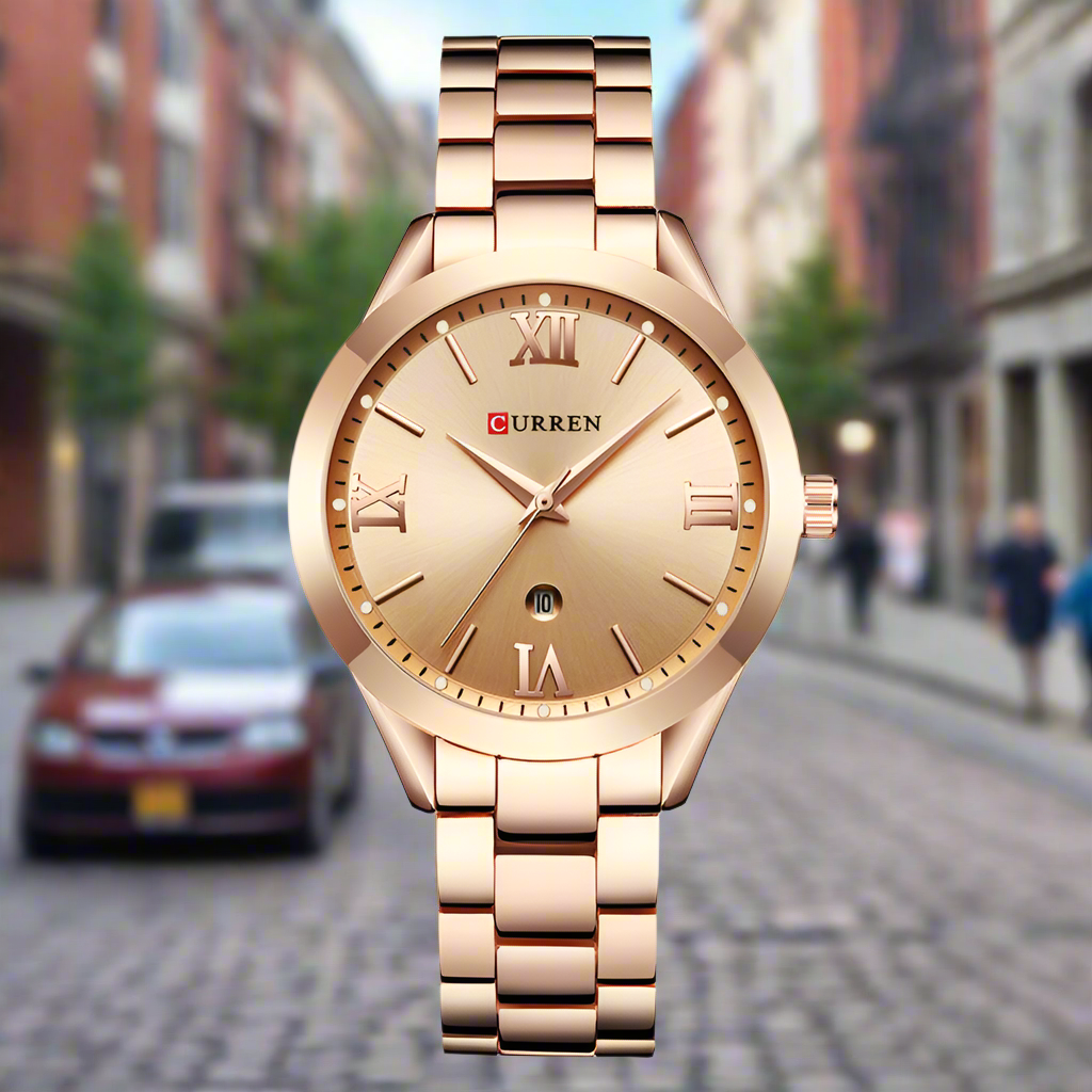 CURREN Gold Watch Women Watches Ladies Creative Steel Women's Bracelet Watches Female Clock Relogio Feminino Montre Femme