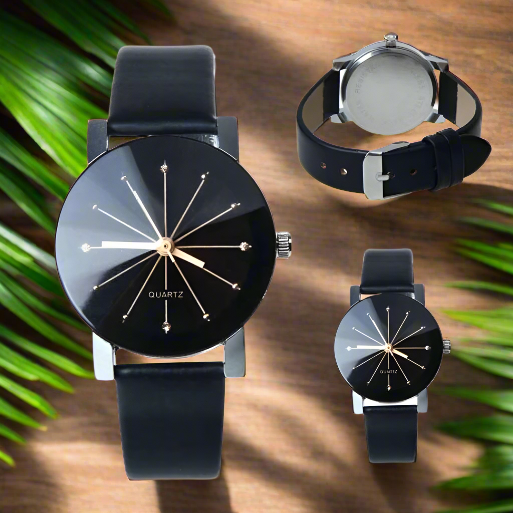 Watches Women  Watch Leather Quartz Wristwatch Female Male Clocks Relogio Feminino