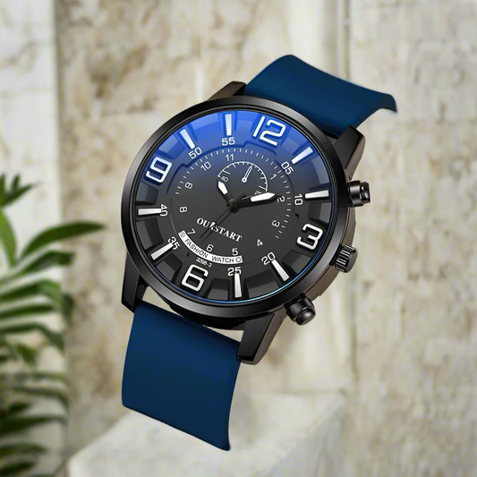 Silicone Jelly Men Watches Big Dial Quartz Wristwatches Simple Watches Reloj Male Casual Watch Clock Gift Reloj Hombre