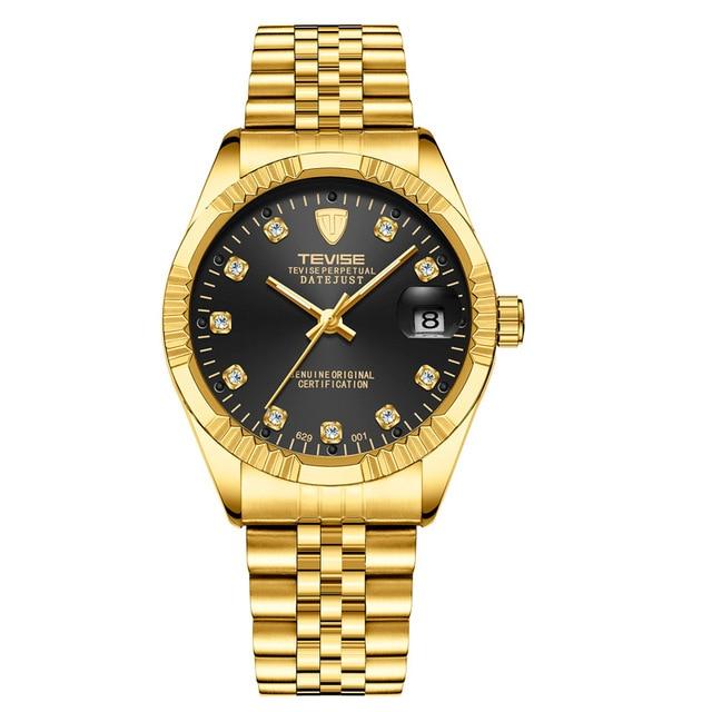 Brand Luxury Men Automatic Watch Man Tourbillon Mechanical Watches Movement Gold Clock