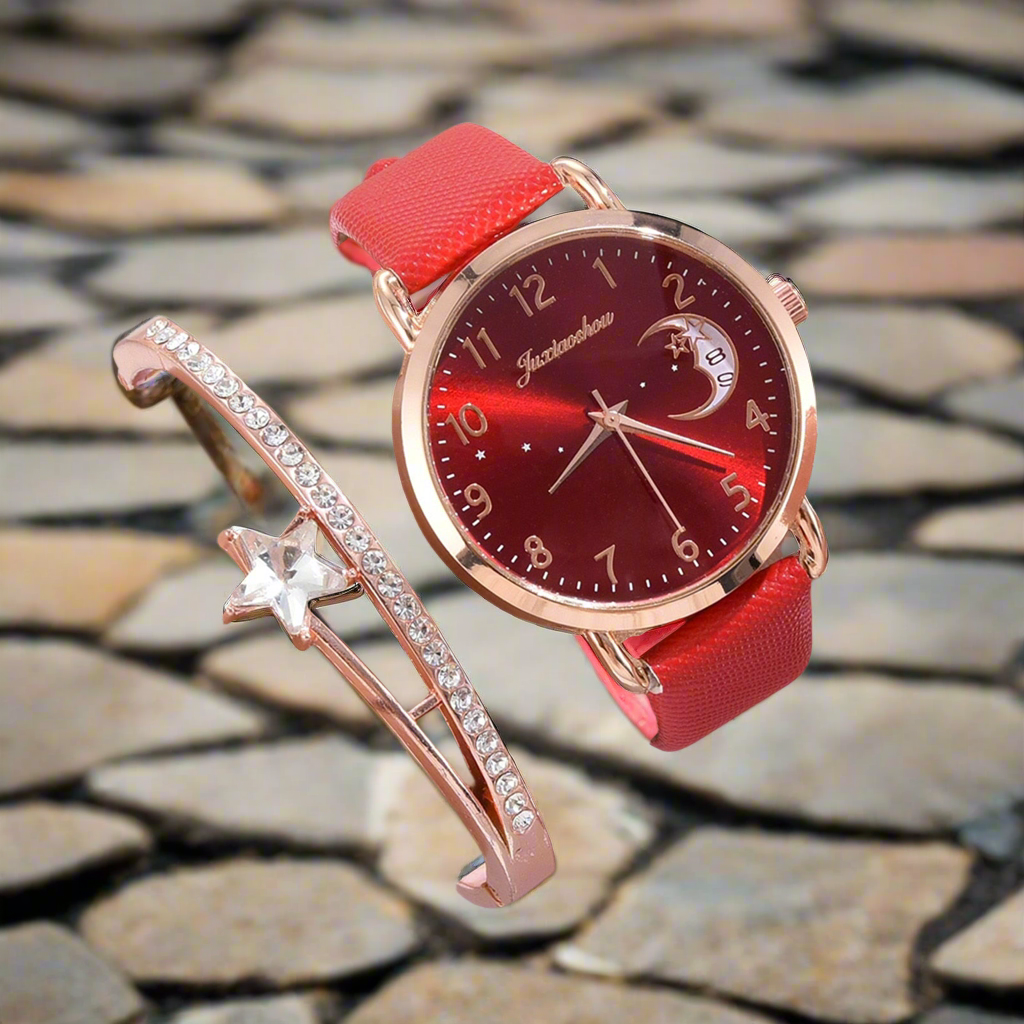 Women Watches Luxury Leather Band Watch Dress Clock Lady Wrist Watch