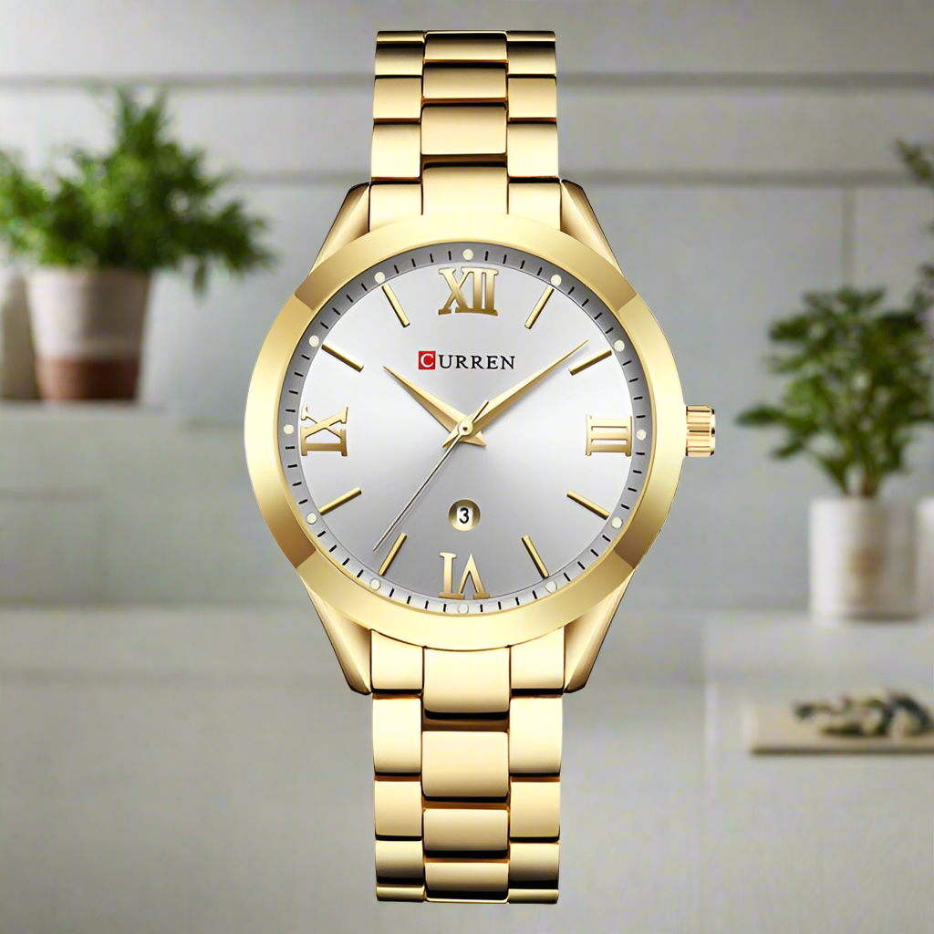 CURREN Gold Watch Women Watches Ladies Creative Steel Women's Bracelet Watches Female Clock Relogio Feminino Montre Femme