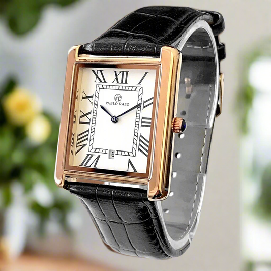 Men Watch Business Light Luxury Brand Square Classical Calendar Waterproof Belt Male Fashion Quartz Clock Watches Gift