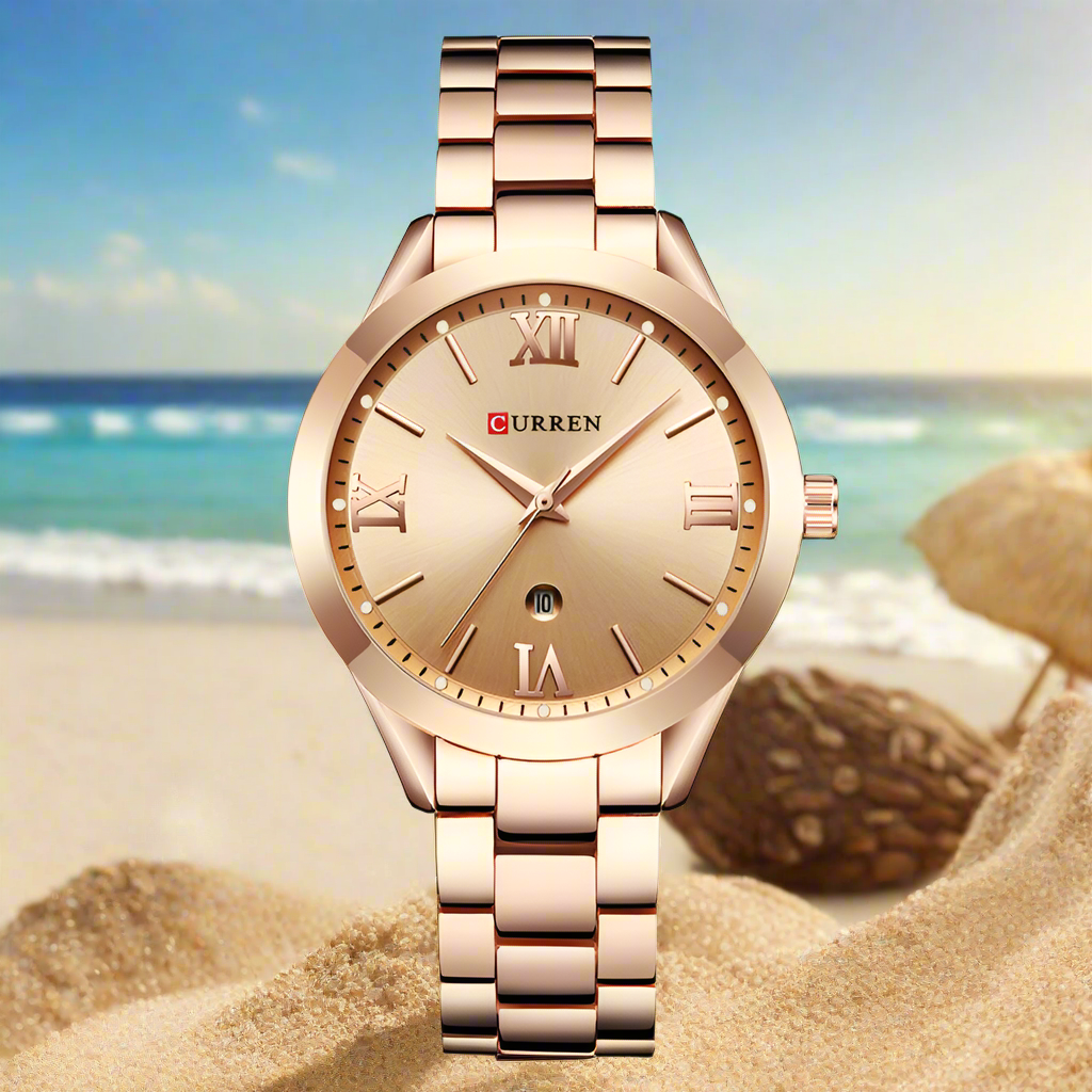 CURREN Gold Watch Women Watches Ladies Creative Steel Women's Bracelet Watches Female Clock Relogio Feminino Montre Femme