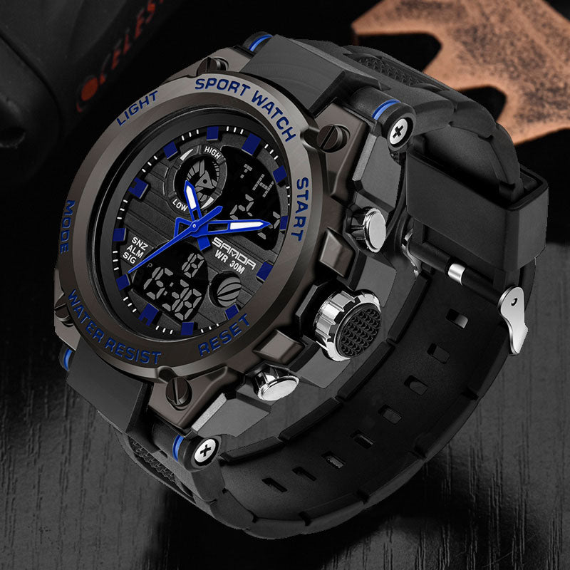 Brand Wrist Watch Men Watches Military Army Sport Style Wristwatch Dual Display Male Watch For Men Clock Waterproof Hours
