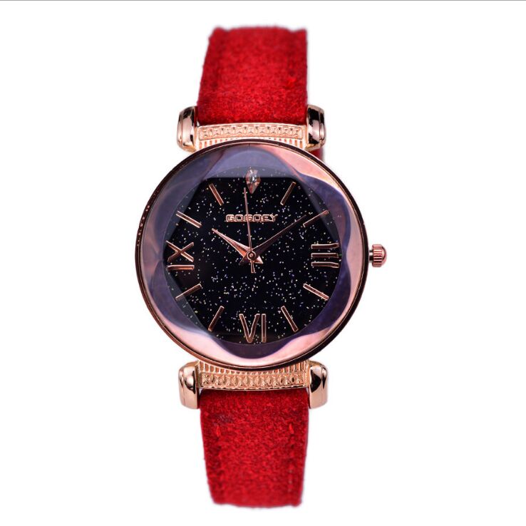 Gogoey Brand Rose Gold Leather Watches Women ladies casual dress quartz wristwatch