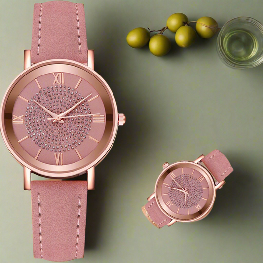 Luxury Watches Quartz  Watch Stainless Steel Dial Casual Bracele Watch