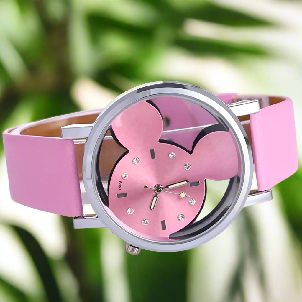 Girl Boy Children's Kids Watches with double-sided hollow Children's Watch For Student Boys Girl Cartoon Animated Image