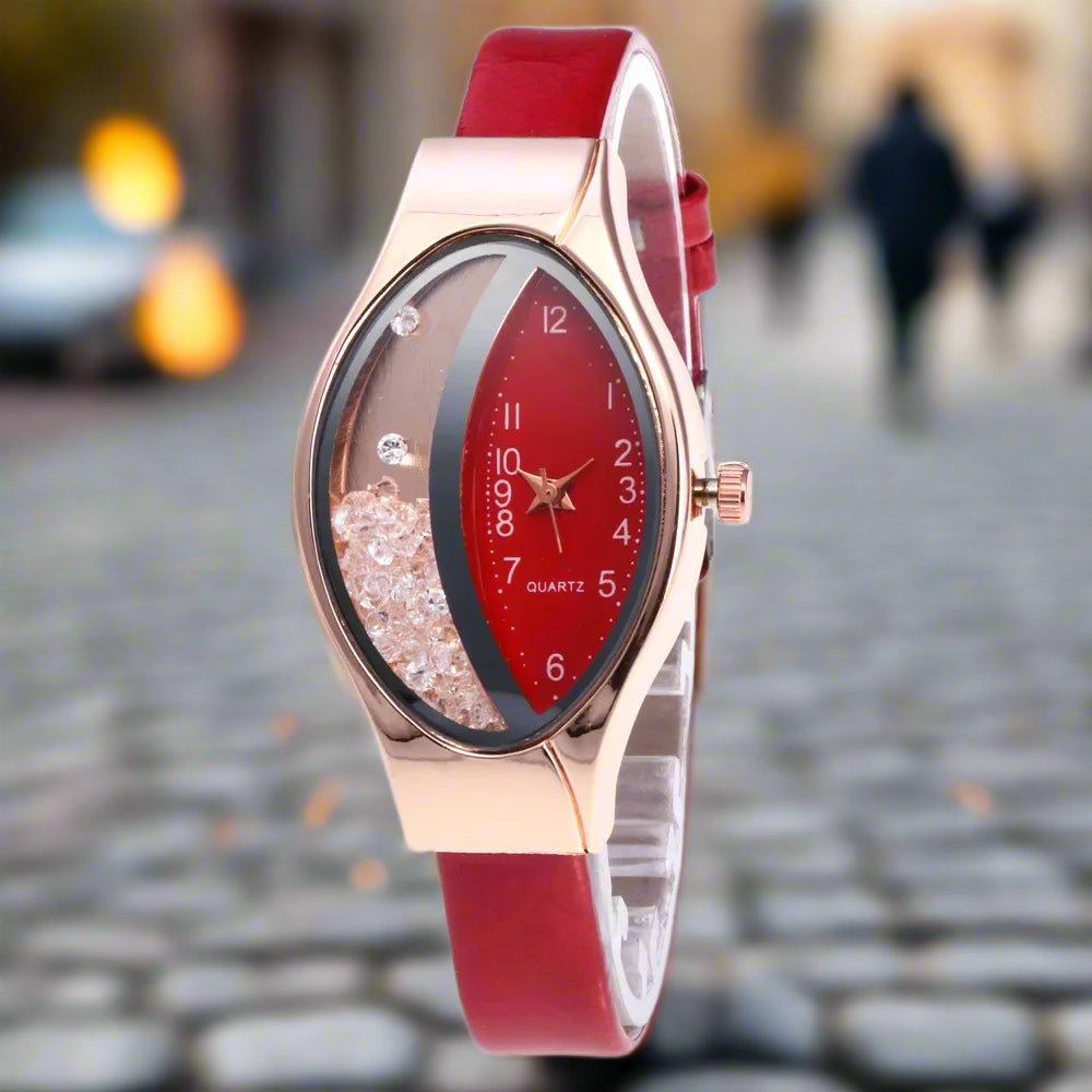 Fashion Women Watch Luxury Brand Ladies Clock Watches Pu Leather Wristwatch Women Watch Gift Montre Femme