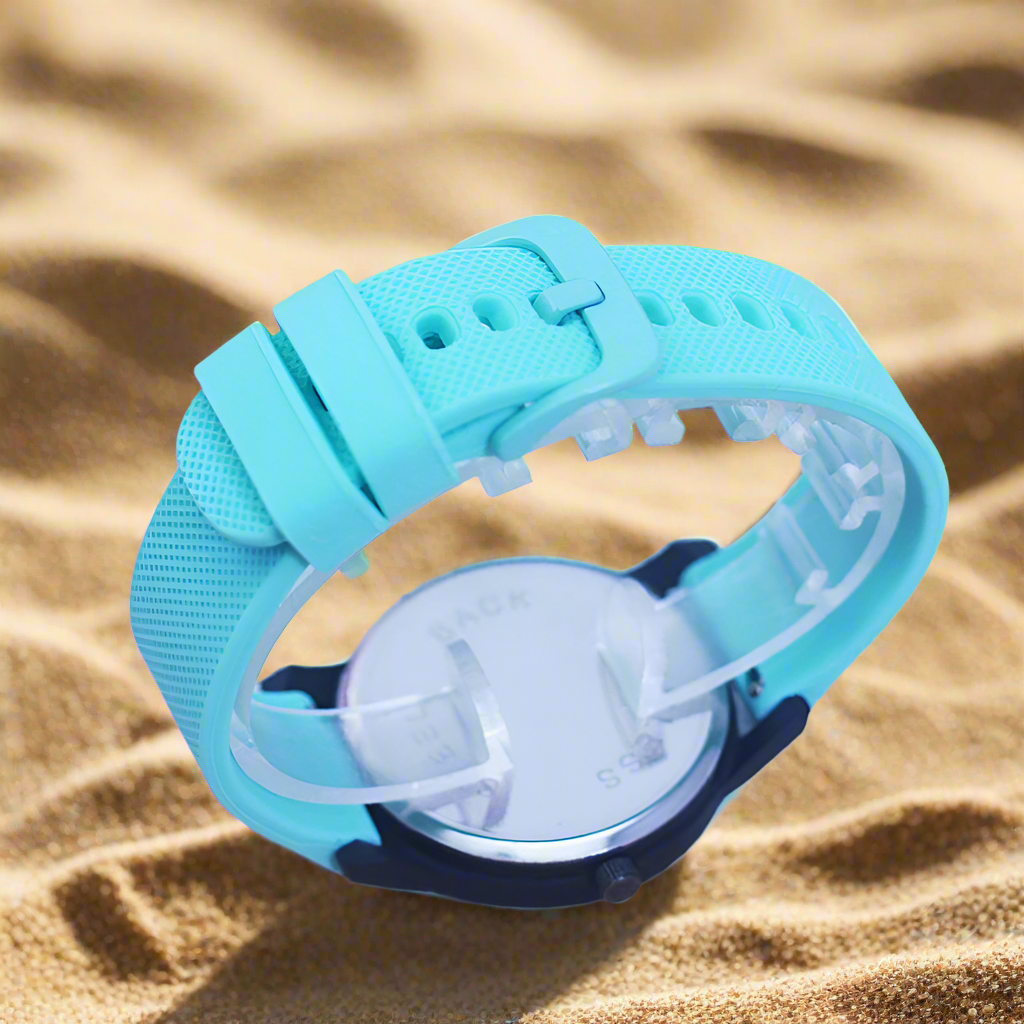 New Style Children Boys Girls Simple 24 Hours Luminous Hands Sports Silicone Strap Watches Jelly Colors Quartz Wristwatches