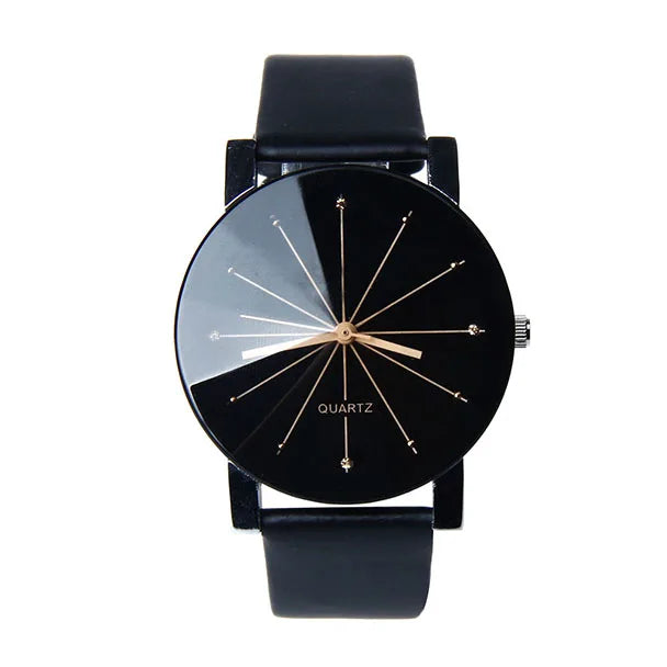 Watches Women  Watch Leather Quartz Wristwatch Female Male Clocks Relogio Feminino