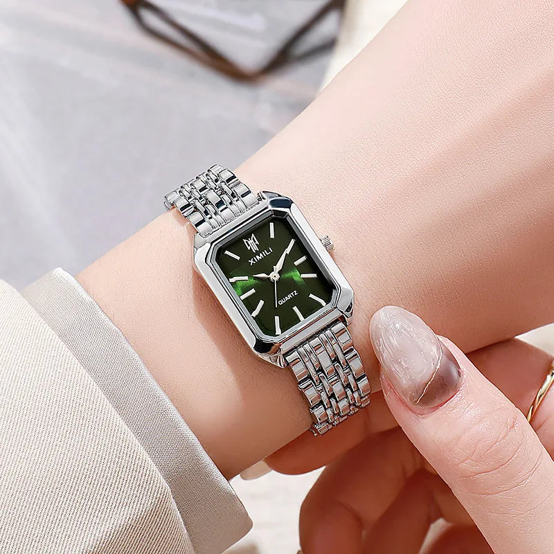Women Watch Light Luxury Brand Stainless Steel Ladies Business Watches Female Student Fashion Quartz Watches UTHAI