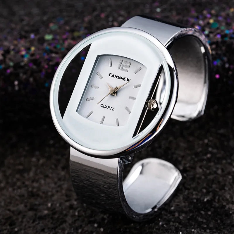 W26 Watch For Women Fashion Steel Band Light Luxury Bracelet Korean Version Creative Girl Student Quartz Wristwatches Gift