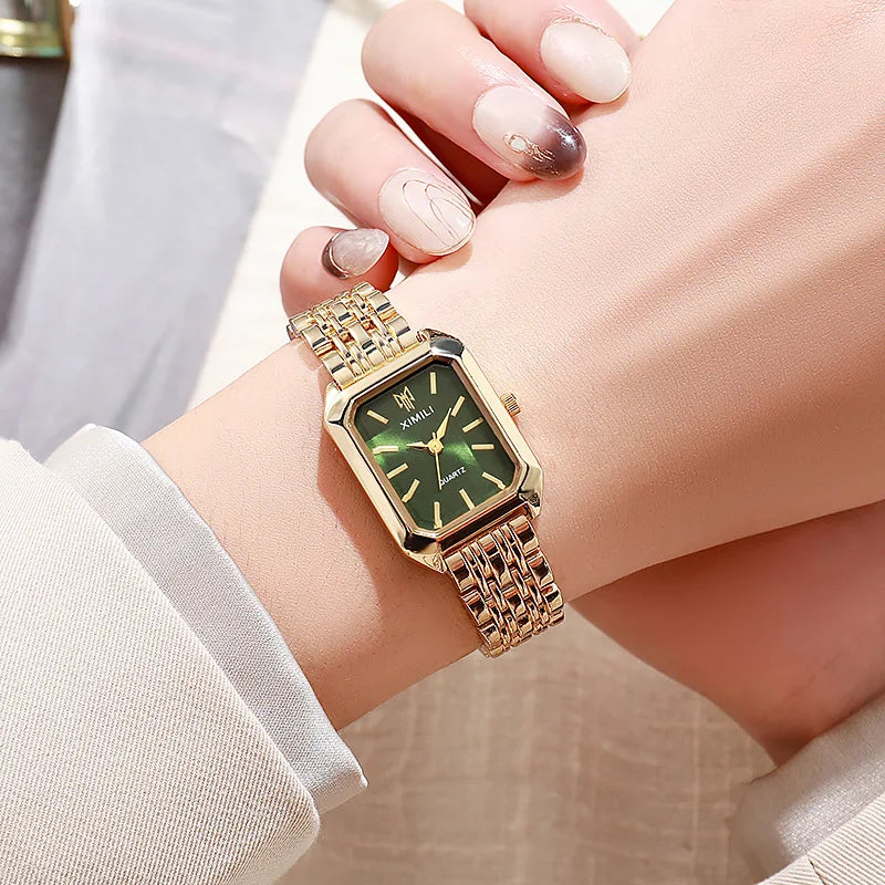 Women Watch Light Luxury Brand Stainless Steel Ladies Business Watches Female Student Fashion Quartz Watches UTHAI