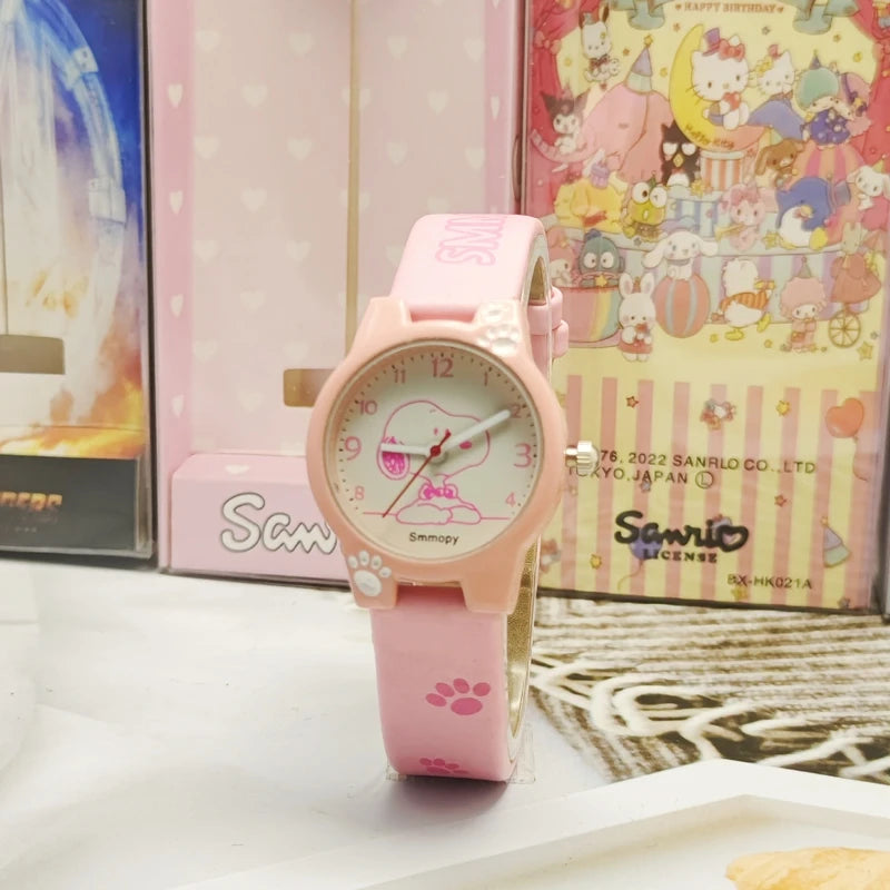 Cute Children's Watch Cartoon Boys Girls Quartz Wristwatch Simple Watch Primary and Secondary School Student Watches Kids Gift