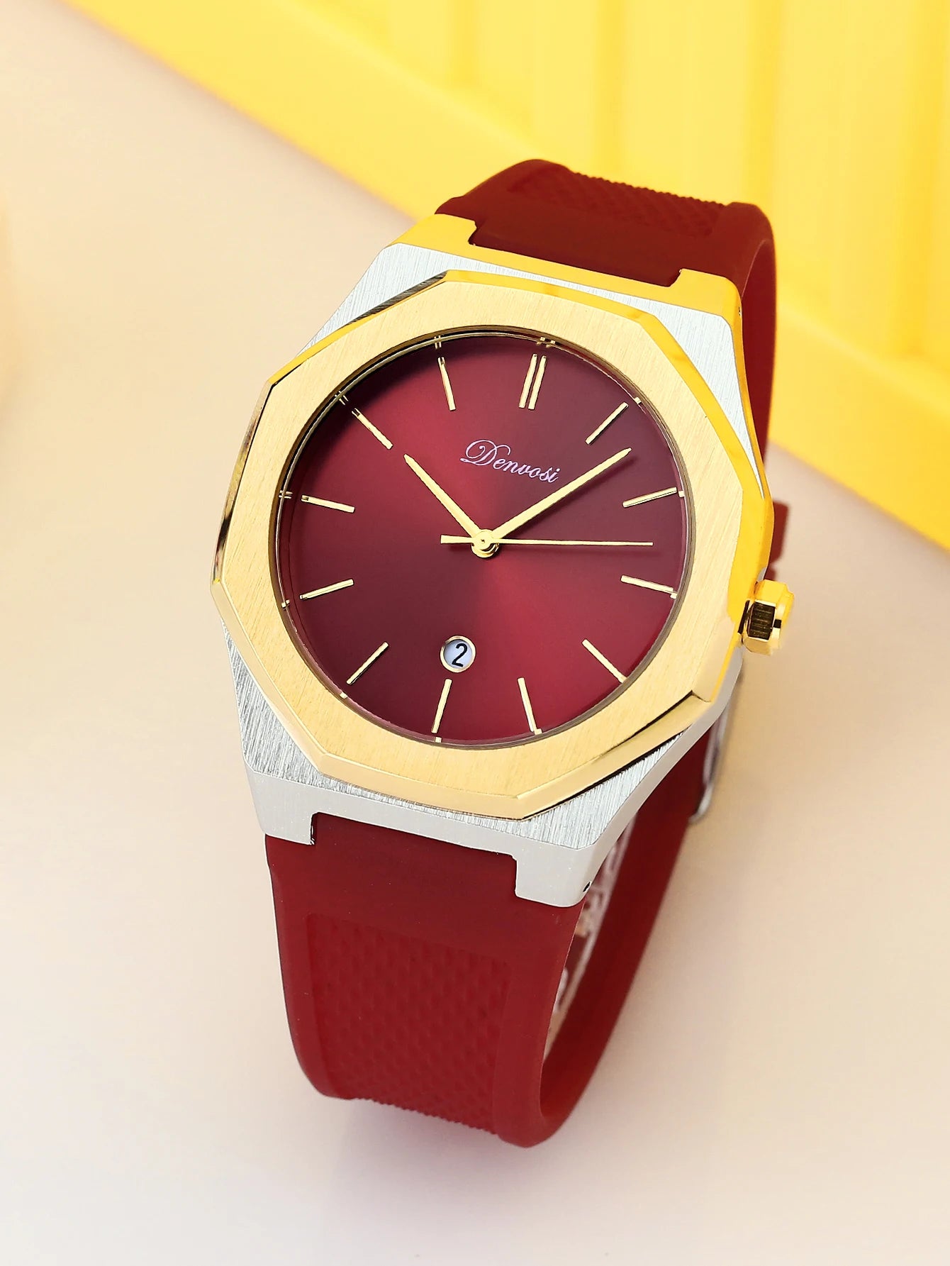 Simple leisure sports men's quartz watch  Waterproof casual wristwatch for men