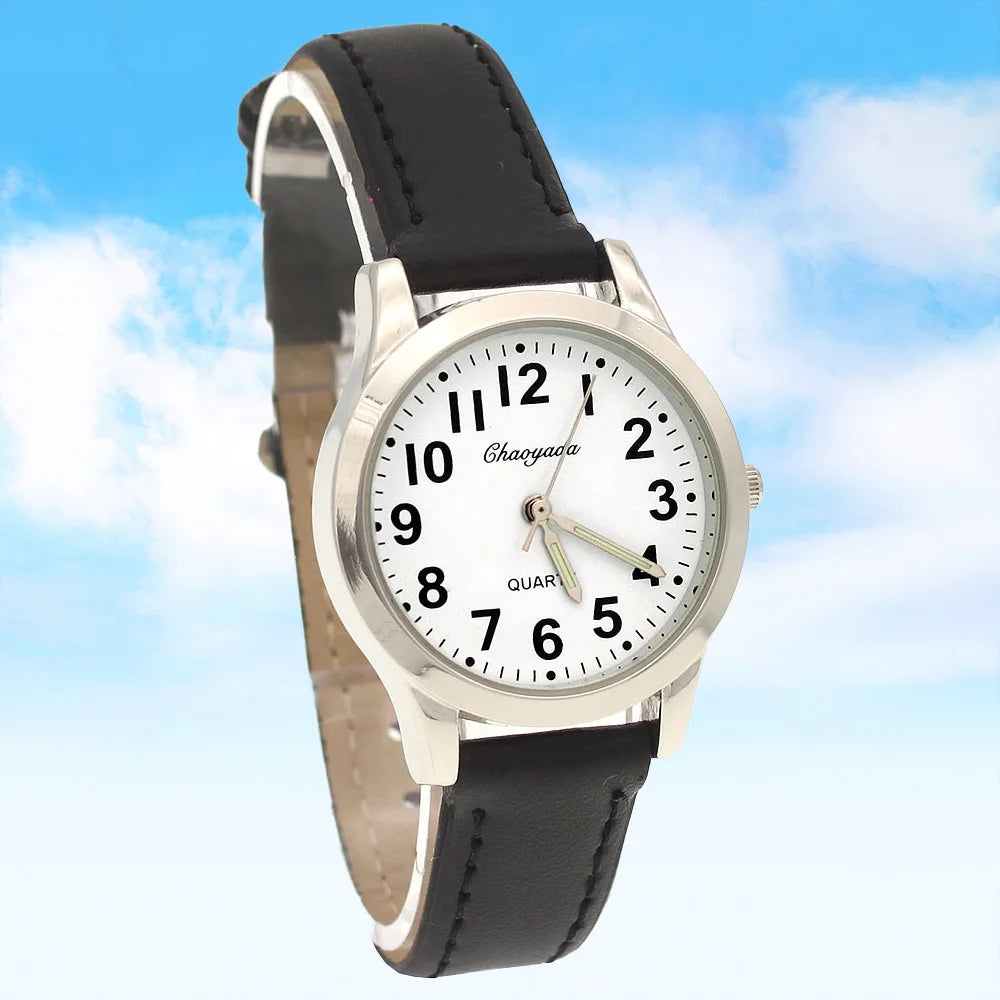 Fashion Student Boy Watch Girls Watches Women Leather Watch Quartz Wristwatches For Kids