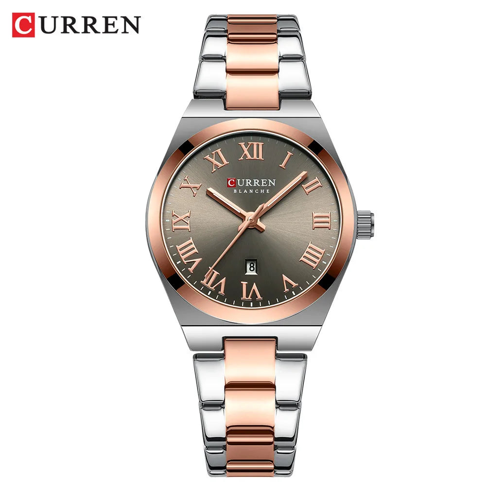 Luxury Fashion Watch for Women Original Quartz Women's Watches Waterproof Stainless Steel Elegant Ladies Wristwatch