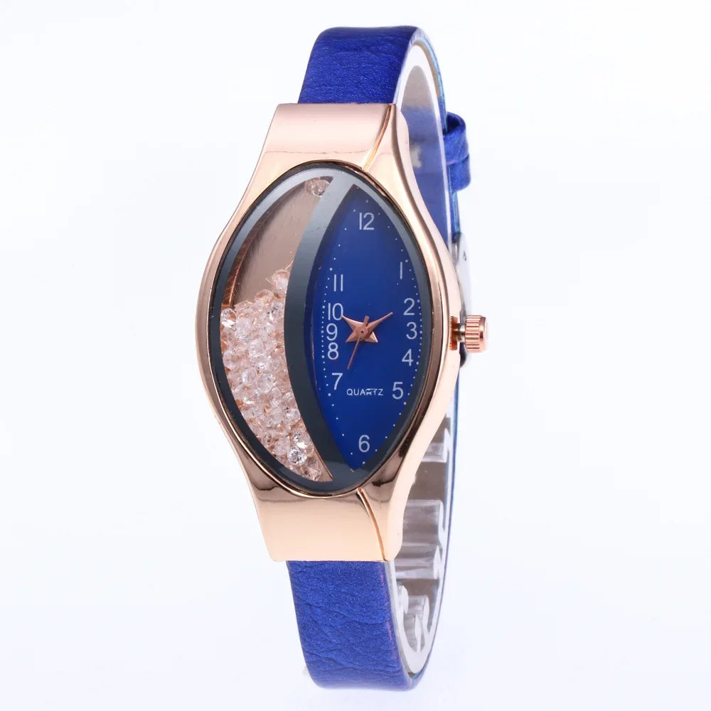 Fashion Women Watch Luxury Brand Ladies Clock Watches Pu Leather Wristwatch Women Watch Gift Montre Femme
