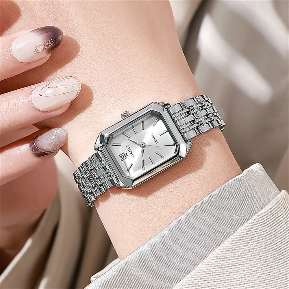 Women Watch Light Luxury Brand Stainless Steel Ladies Business Watches Female Student Fashion Quartz Watches UTHAI