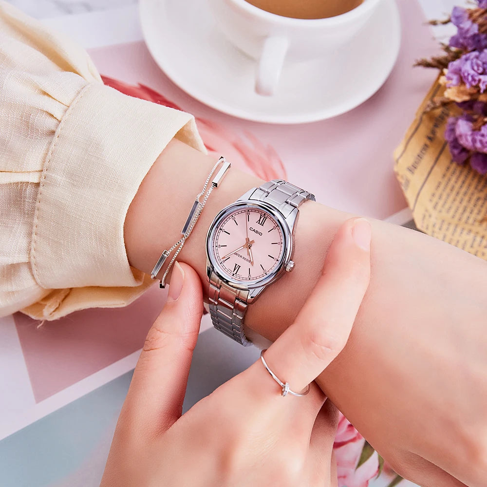 Chronos Women's Quartz Watch with Steel Strip Fashion Timepiece for Stylish Accurateness