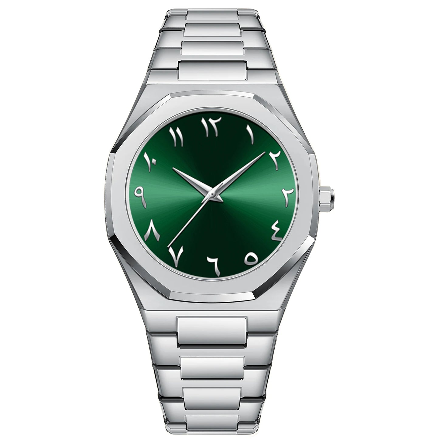 Modern Minimalist Personality Creative All-black Men's Watch Arabic Digital Sports Leisure Quartz Watch Unique Design Watch 2025