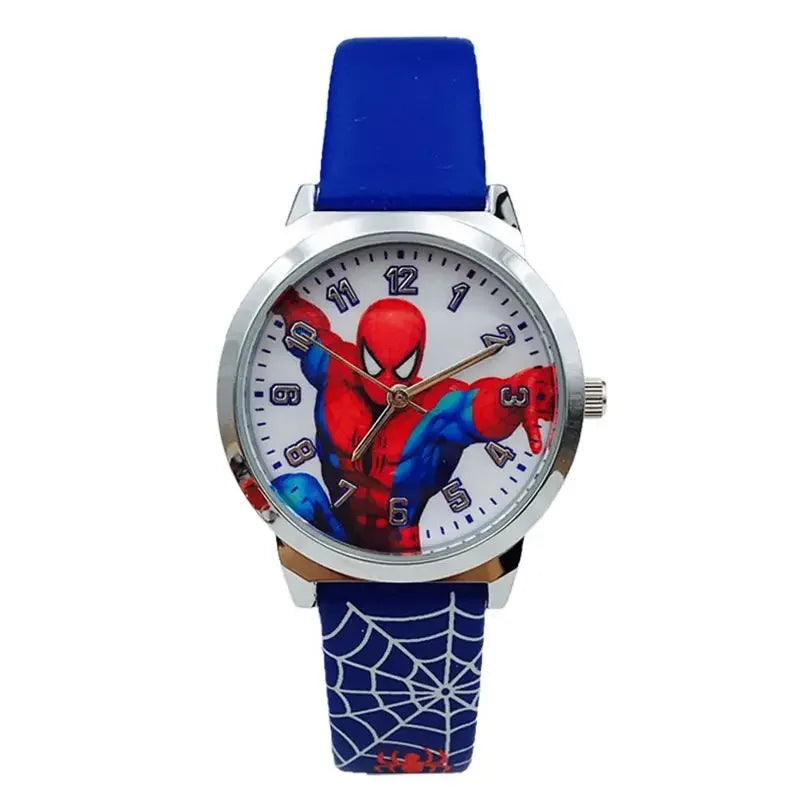 Spiderman Cartoon Children's Watches Boys Wristwatch Primary and Secondary School Students Waterproof Quartz Watch