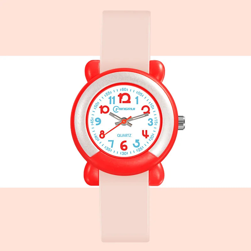 Fashionable kids watch waterproof hands cute cartoon multi-color electronic watch clock gift Watch for children