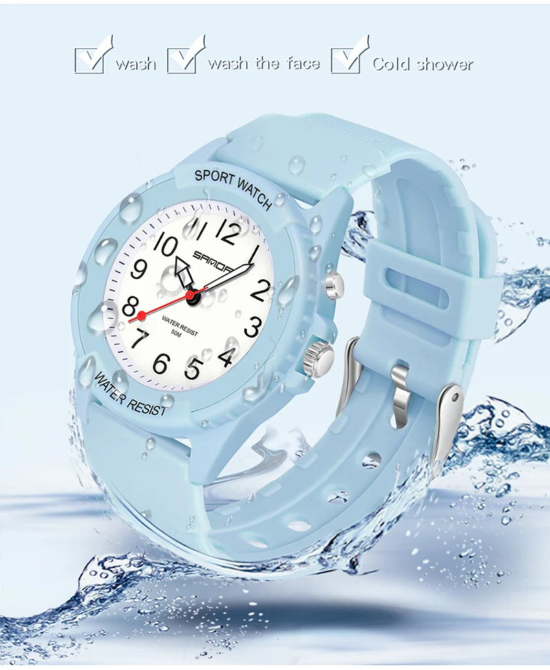 Children Watches Sport Analog WristWatch Casual Waterproof Students  Watch Reloj Mujer Dropship
